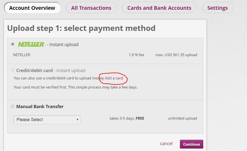 skrill account open step by step